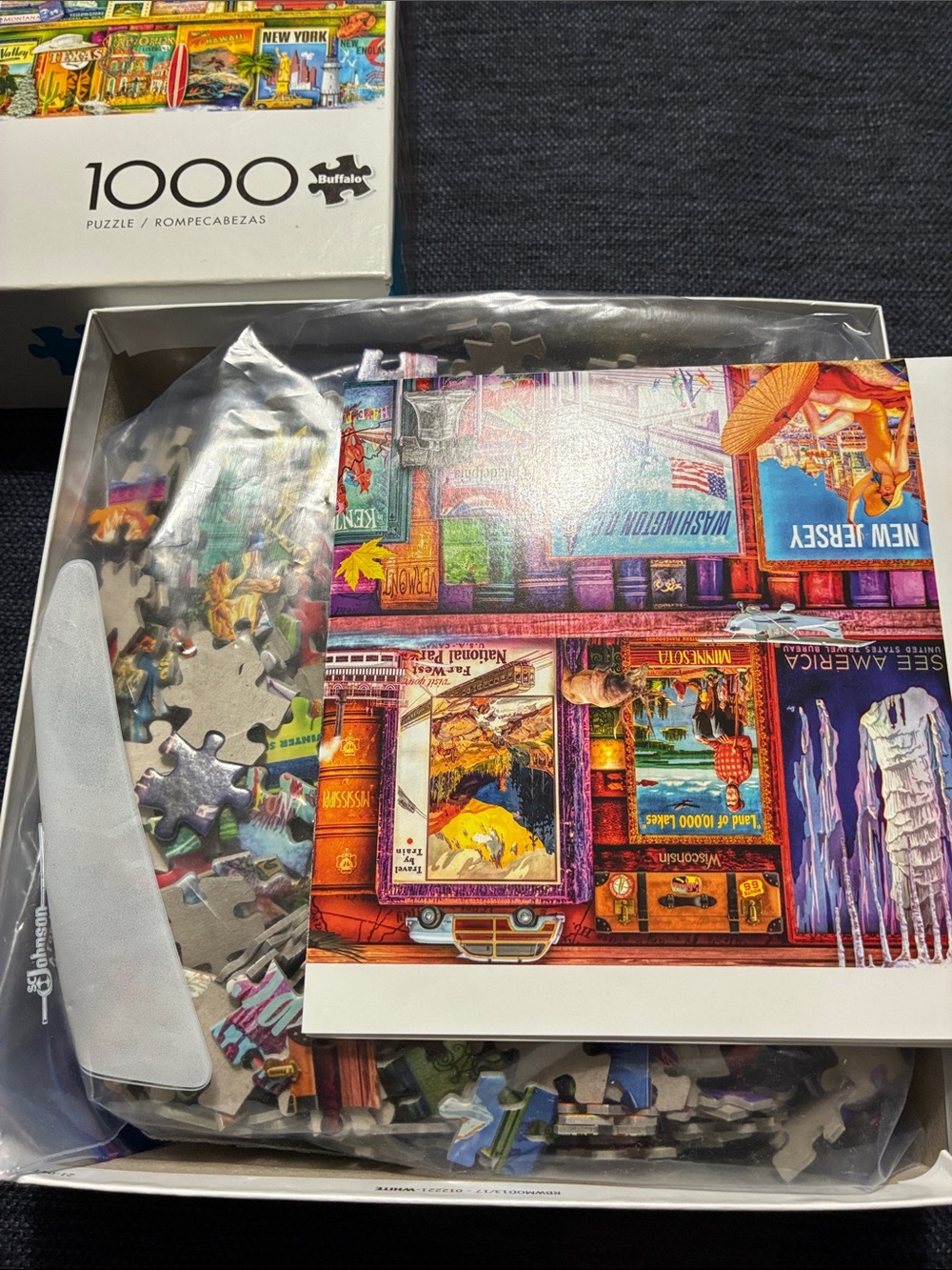Buffalo Aimee Stewart Travel Trinkets 1000 piece puzzle - Picture 3 of 3